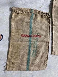 Bao bố sọc xanh